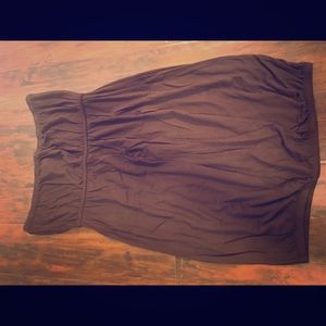 The Limited brown strapless top